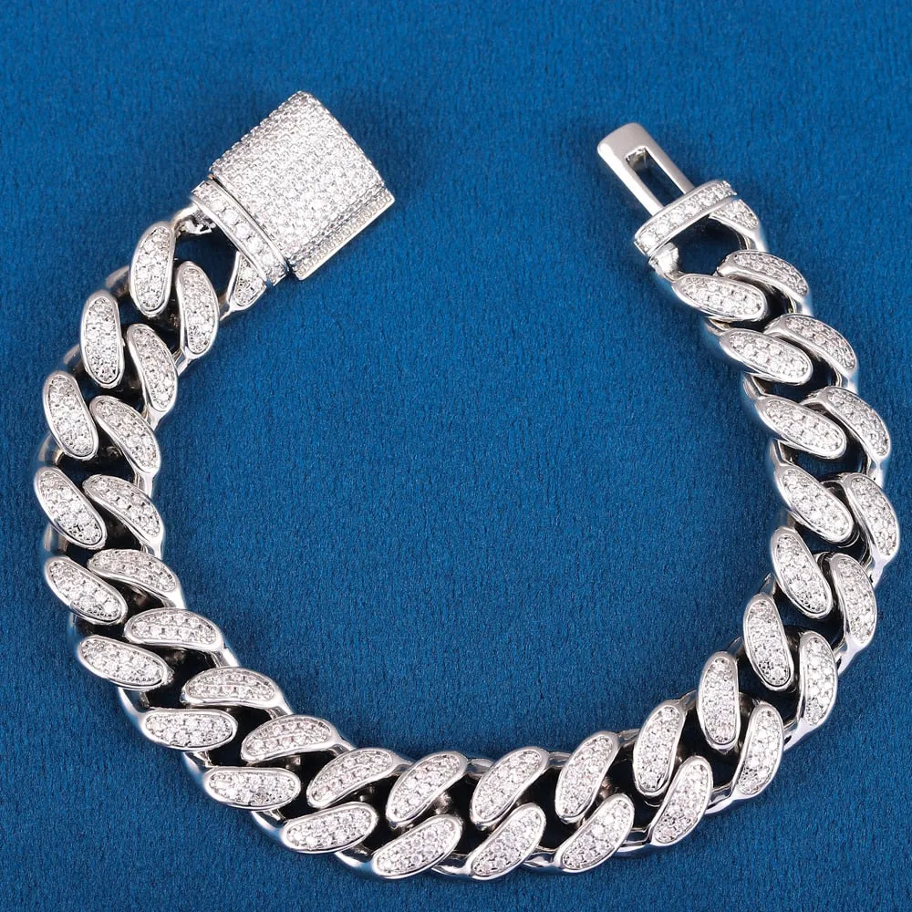 12mm Miami Prong Cuban Chain Necklace