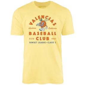Anaheim Valencias - California - Vintage Defunct Baseball Teams - Unisex T-Shirt