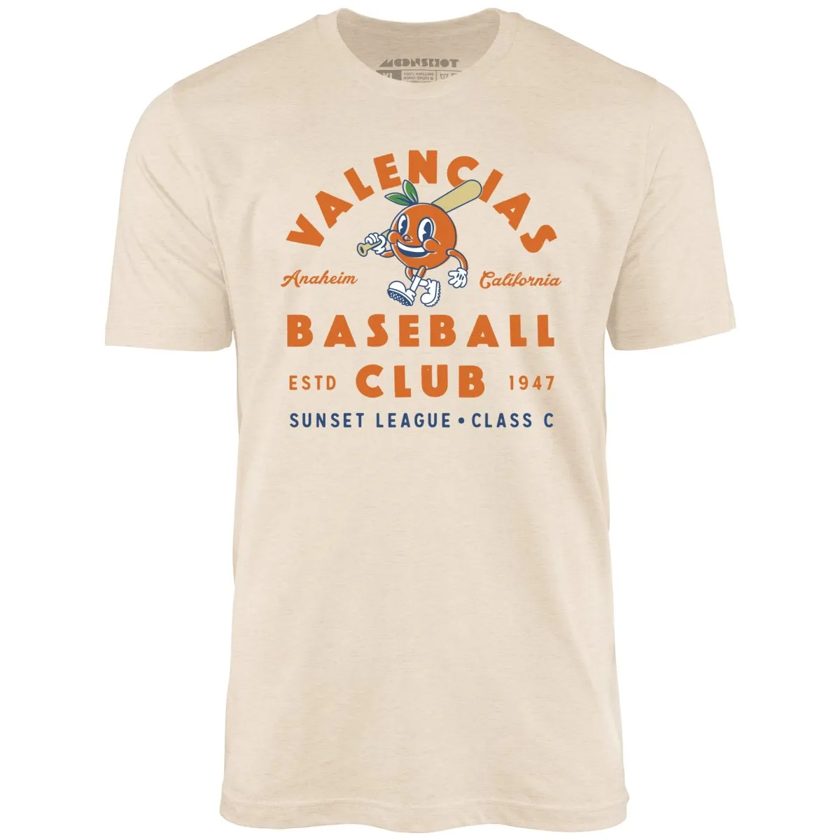 Anaheim Valencias - California - Vintage Defunct Baseball Teams - Unisex T-Shirt