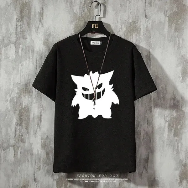 Anime Trendy Brand Hip-hop Cotton Loose T-shirt