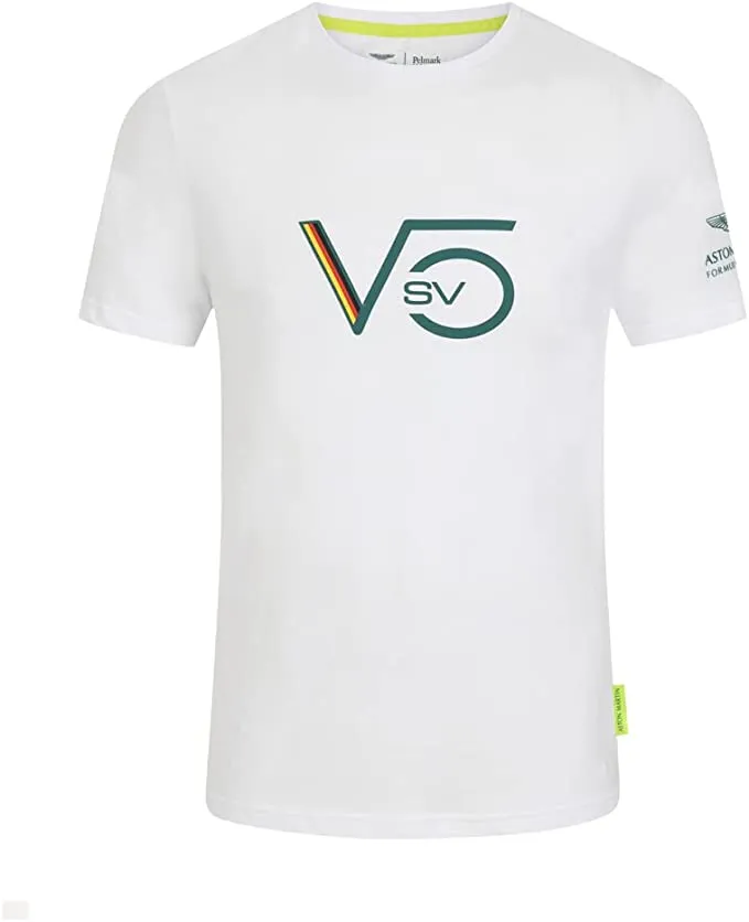 Aston Martin F1™ Team Sebastian Vettel T-Shirt - White - Men