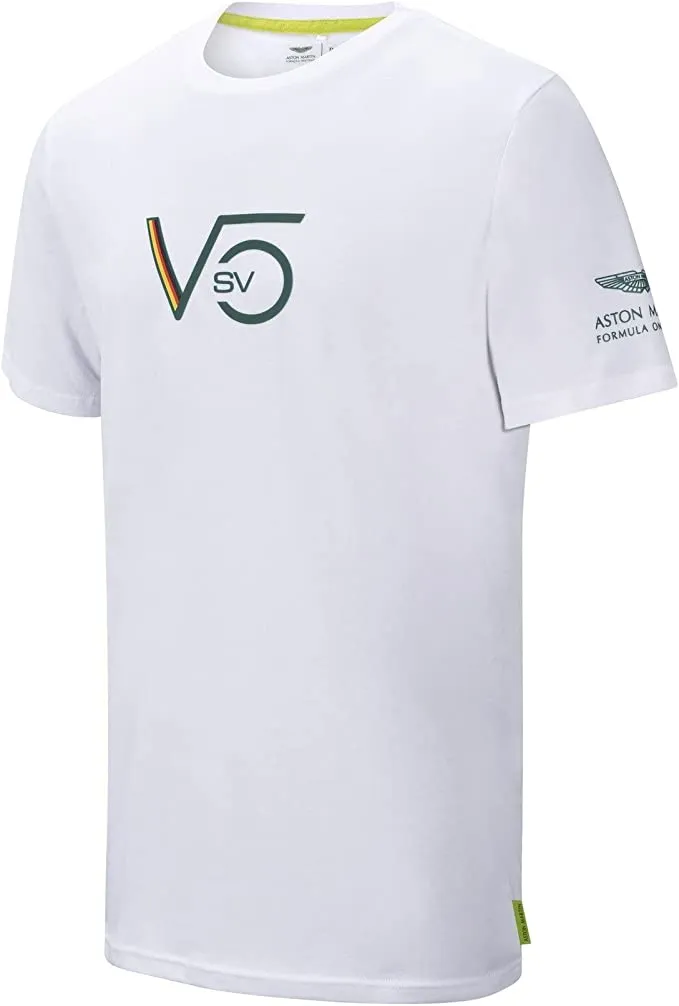 Aston Martin F1™ Team Sebastian Vettel T-Shirt - White - Men