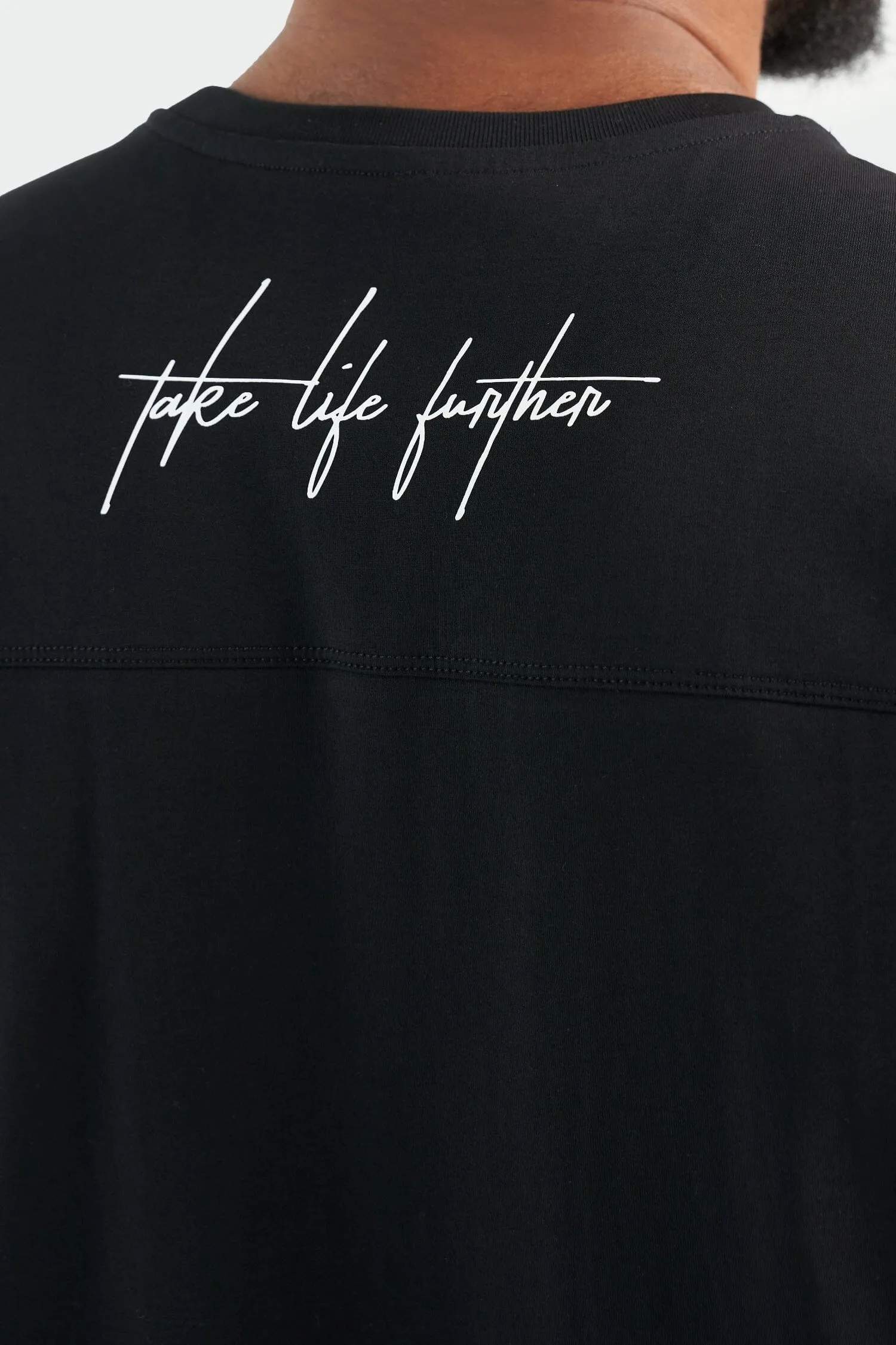 Back Script Oversized Tee