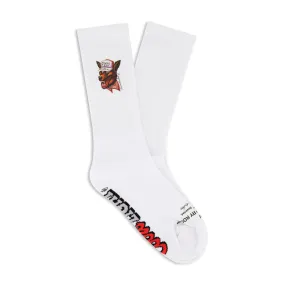 Beer Wolf - Sock - White