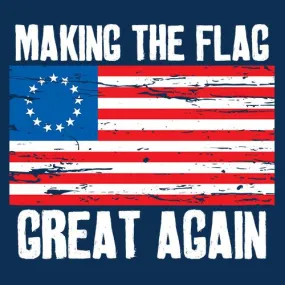 Betsy Ross Making The Flag Great Again