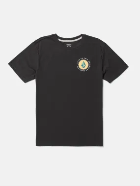 Big Boys Shaped Up Short Sleeve Tee - Washed Black Heather