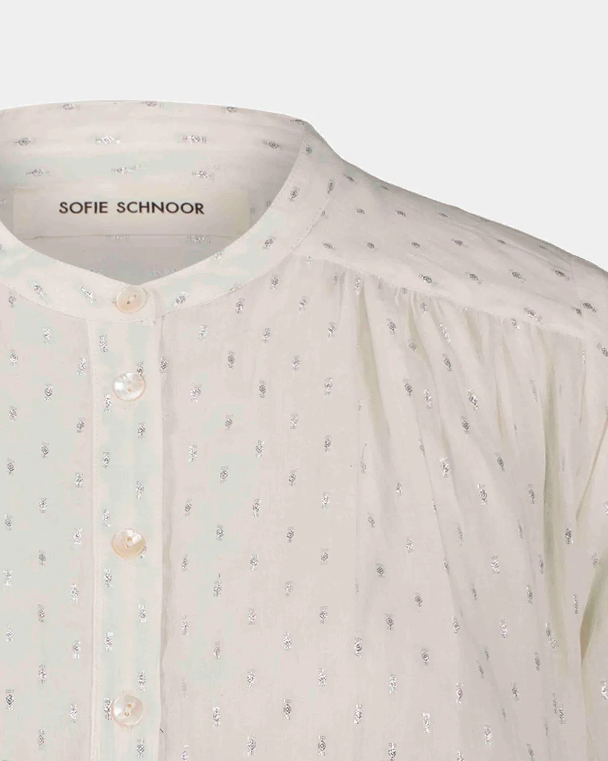BODILSW SHIRT - White silver