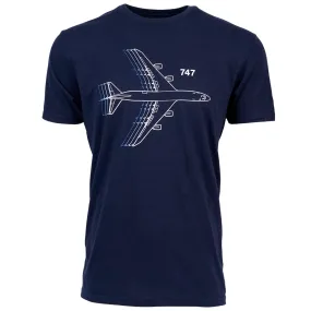 Boeing 747 Motion Unisex T-Shirt