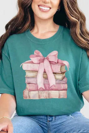 Book Club Girly Comfort Colors Adult Ring-Spun Cotton Tee