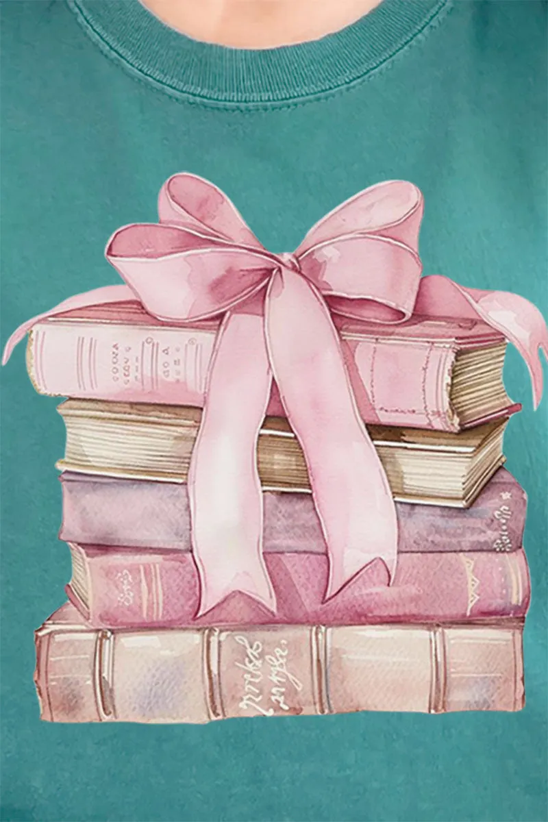 Book Club Girly Comfort Colors Adult Ring-Spun Cotton Tee