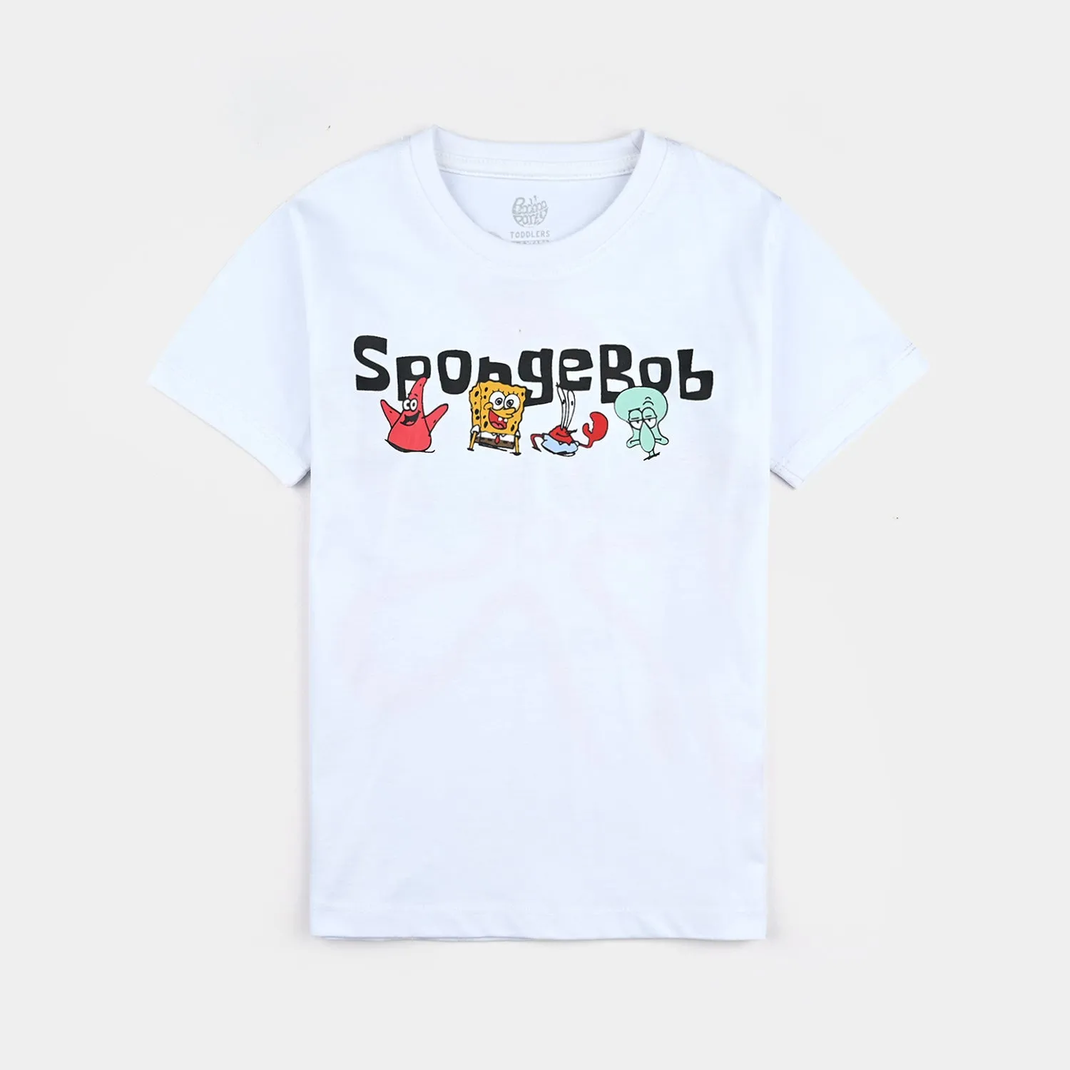 Boys Cotton Jersey T-Shirt H/S Sponge Bob