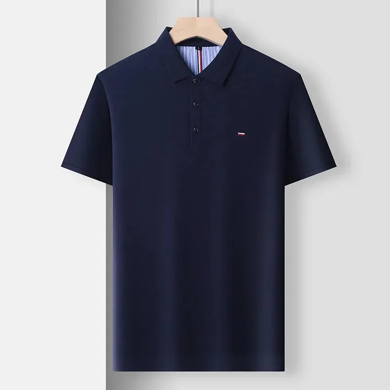Breathable and Comfortable Embroidered Casual Fashion Polo Shirt
