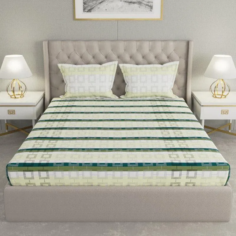 Bredon Stripes Bedsheet - Green