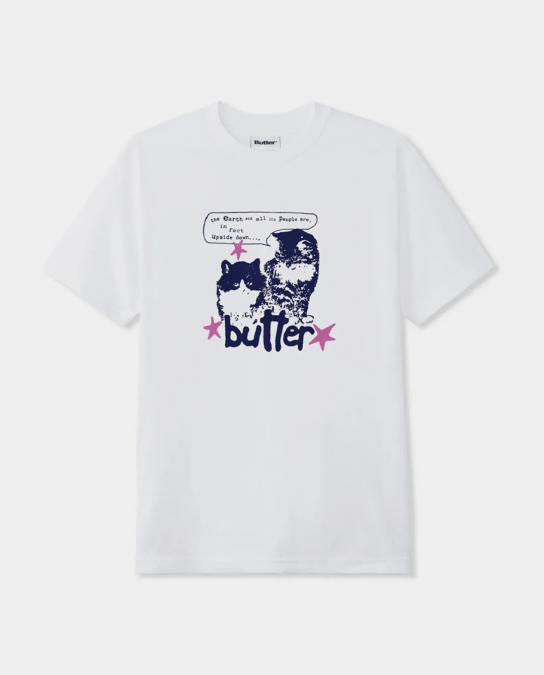 Butter Goods - Upside Down T-Shirt - White