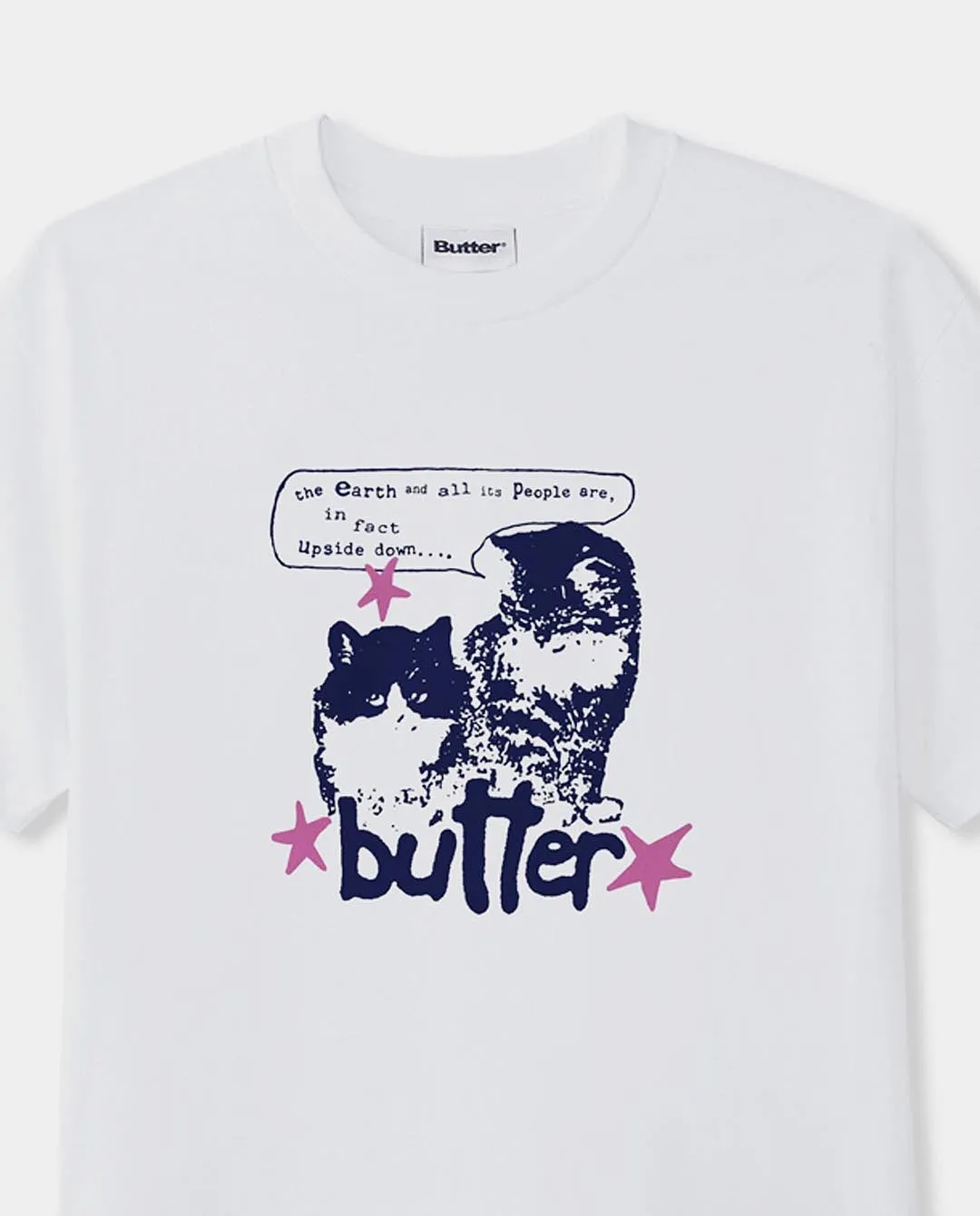 Butter Goods - Upside Down T-Shirt - White