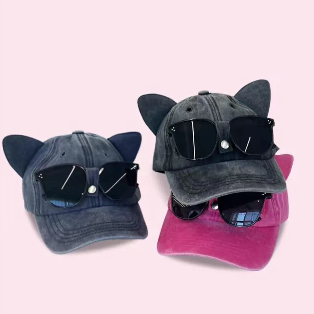 Cat Ears Glasses Hat