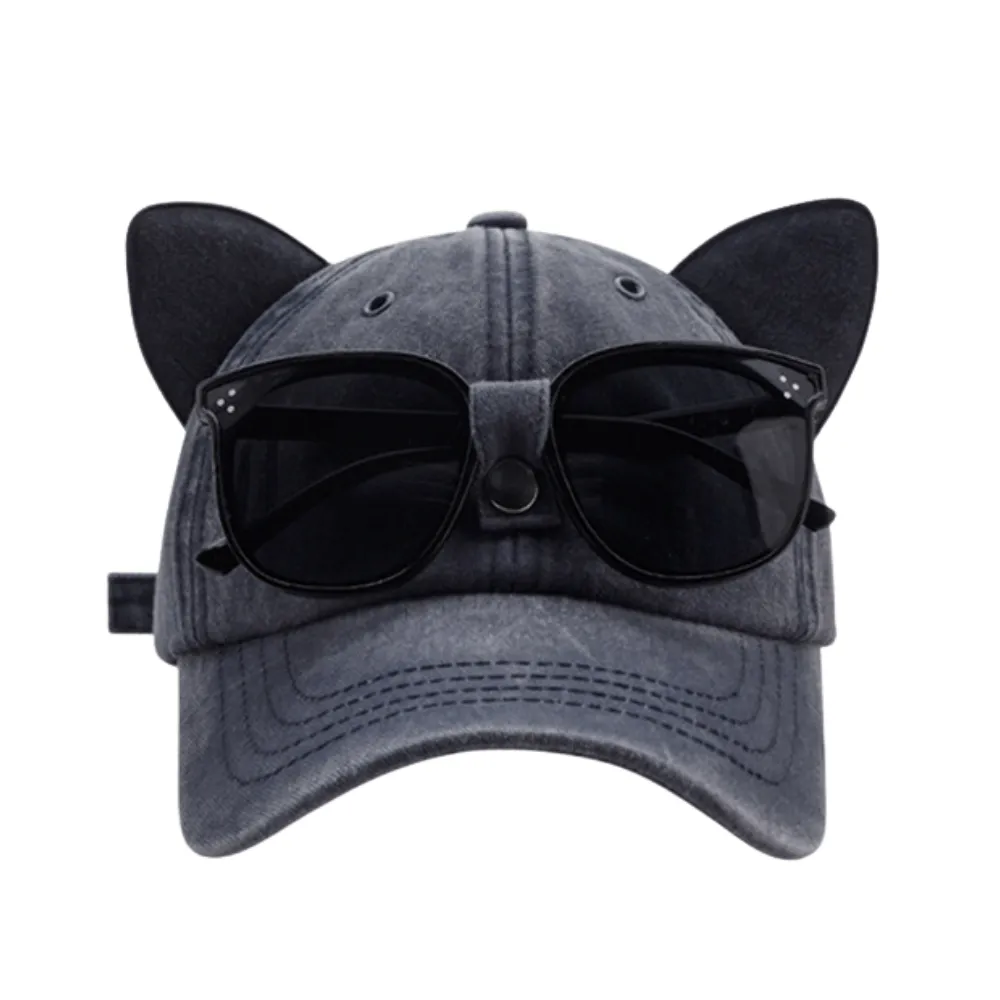 Cat Ears Glasses Hat