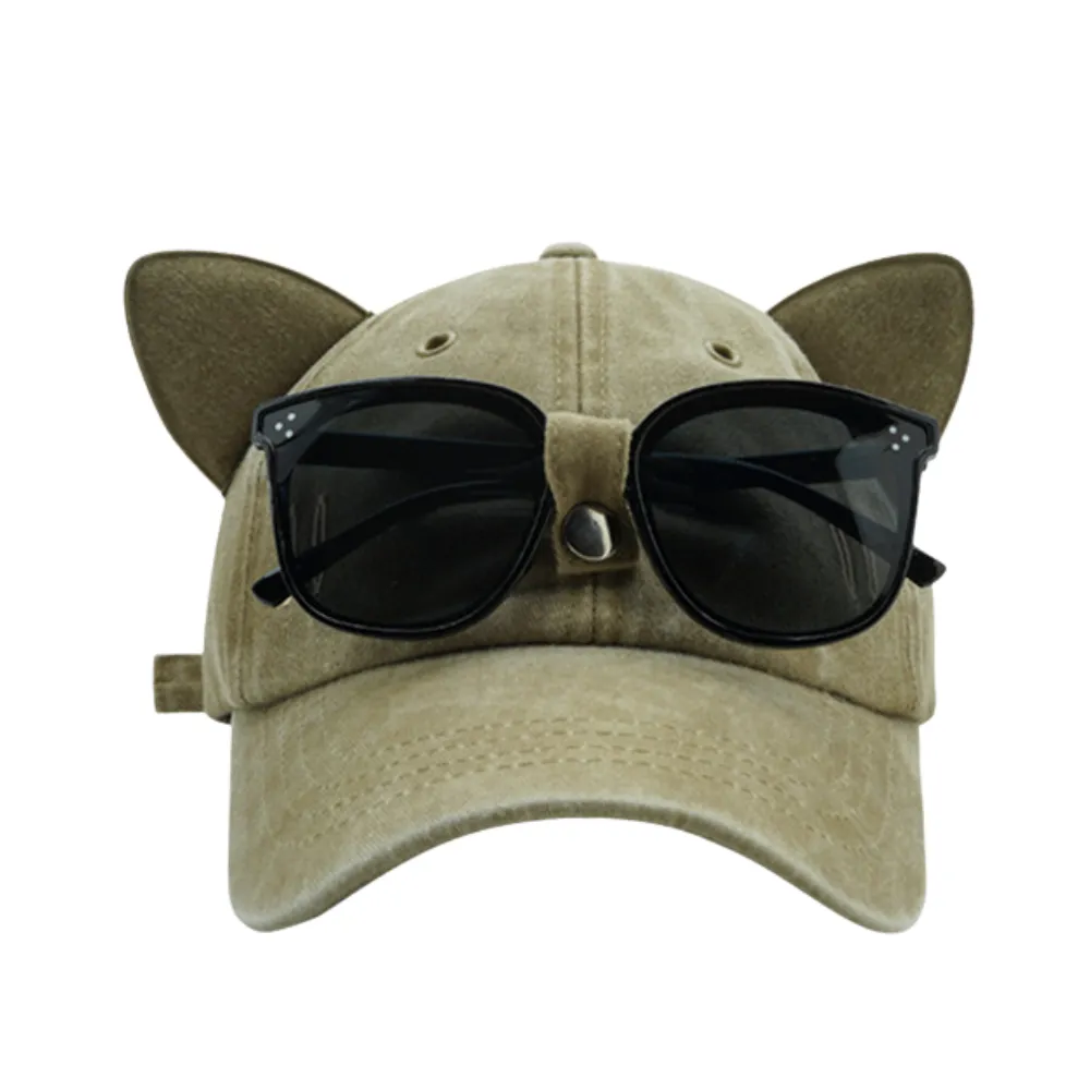 Cat Ears Glasses Hat