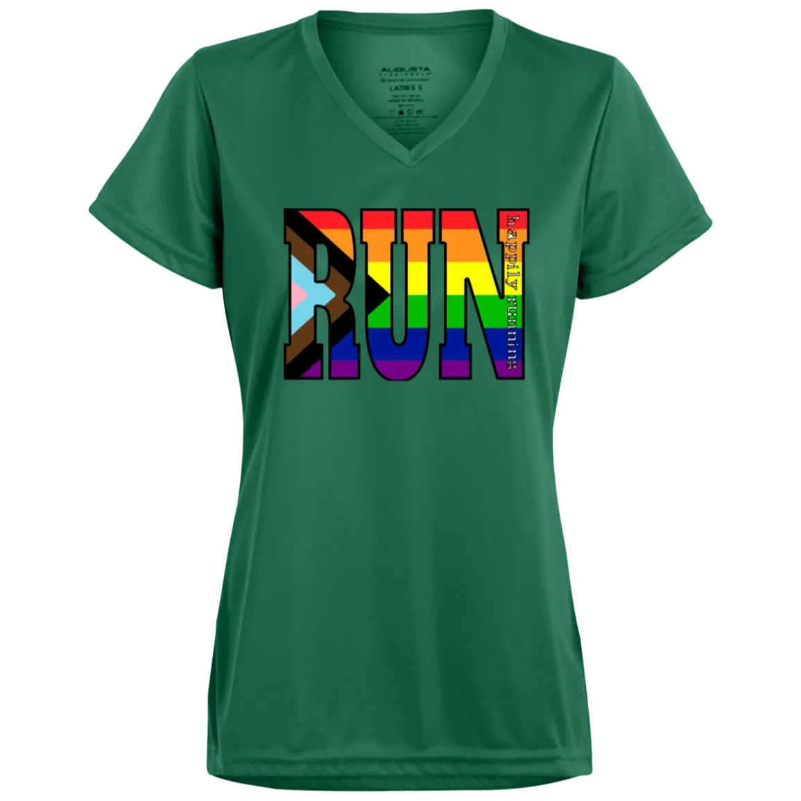 CLOSEOUT - 1790 Ladies’ Moisture-Wicking V-Neck Tee