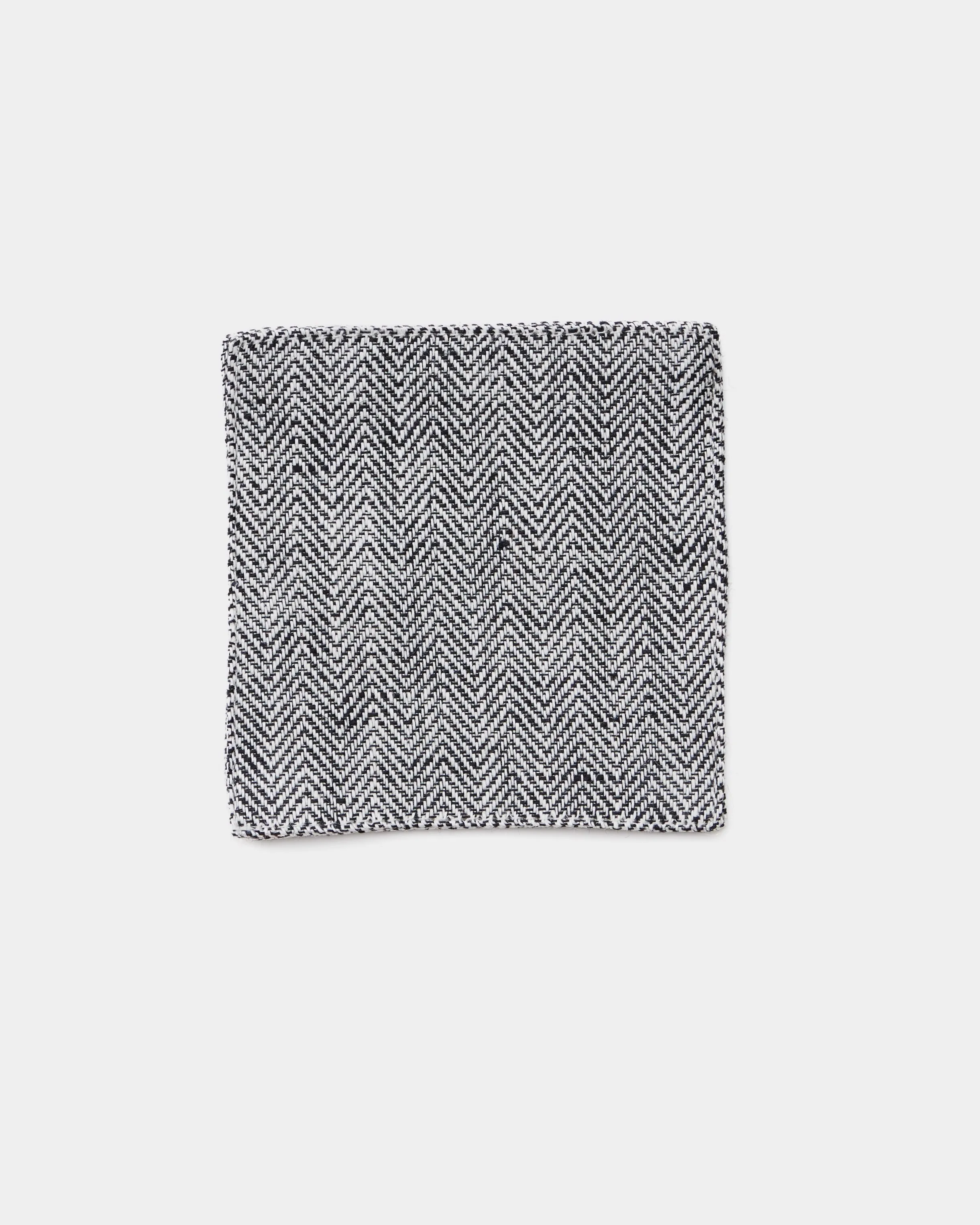 Coasters: Black Herringbone