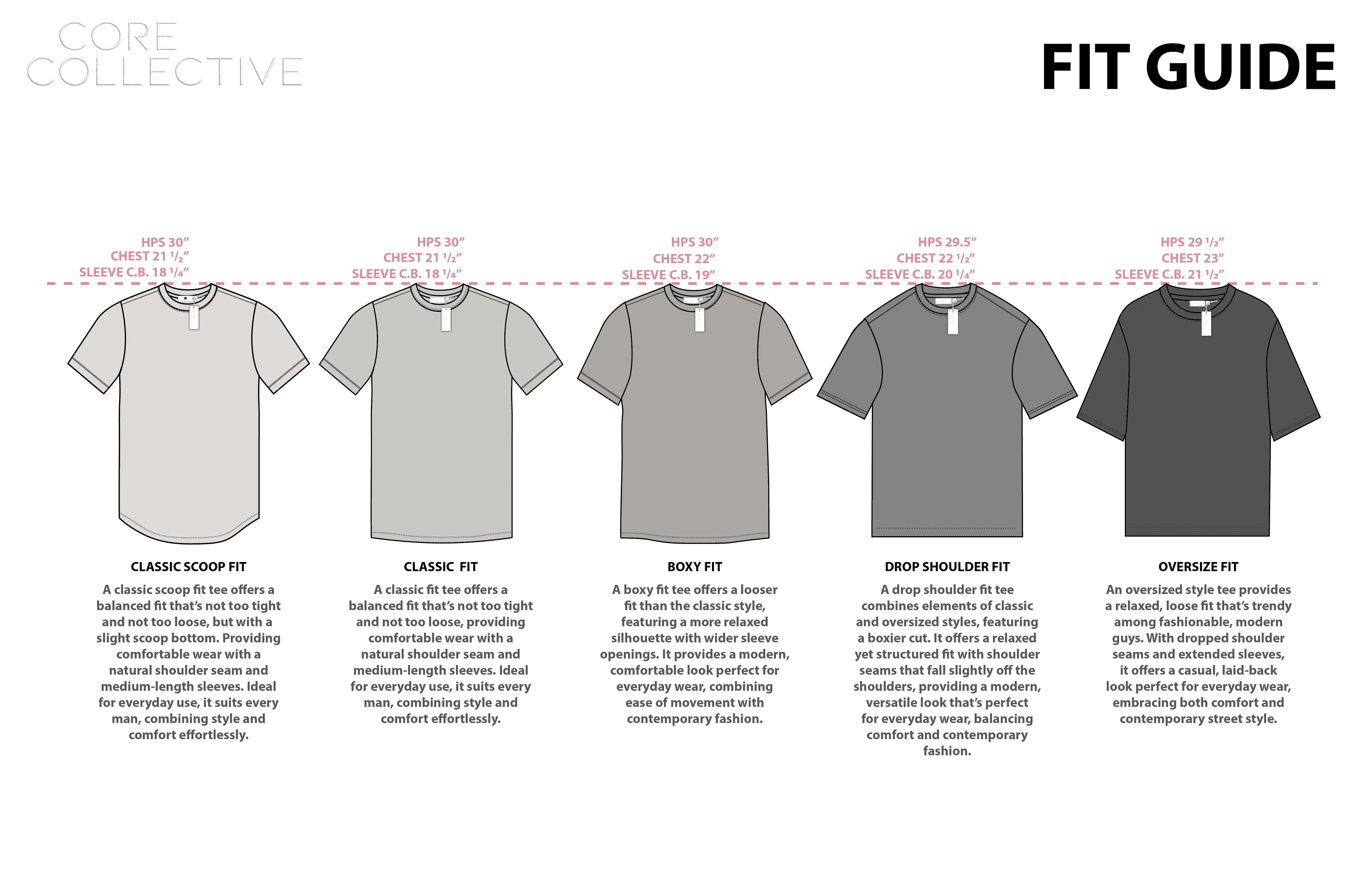 Core Collective Vertical Ottoman Drop Shoulder Fit SS Tee