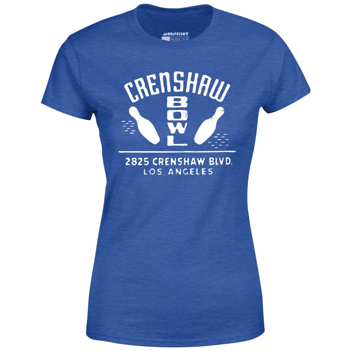 Crenshaw Bowl - Los Angeles, CA - Vintage Bowling Alley - Women's T-Shirt