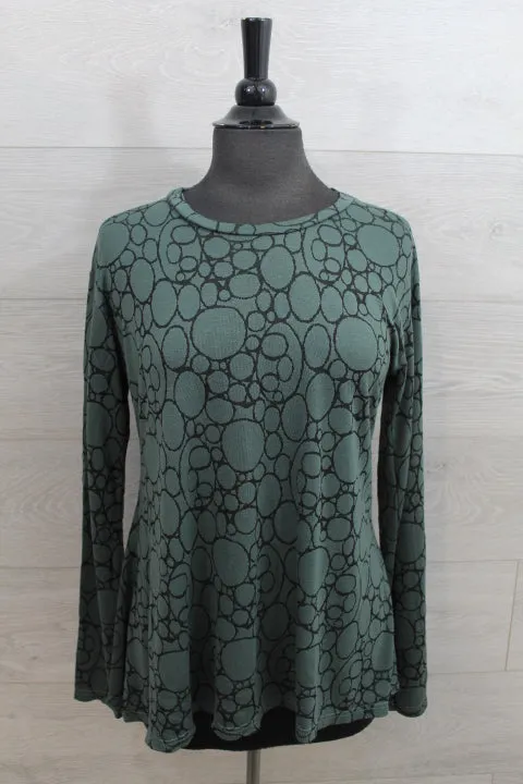 Cut Loose Ring Jacquard - L/S Swing Top FINAL SALE ITEM