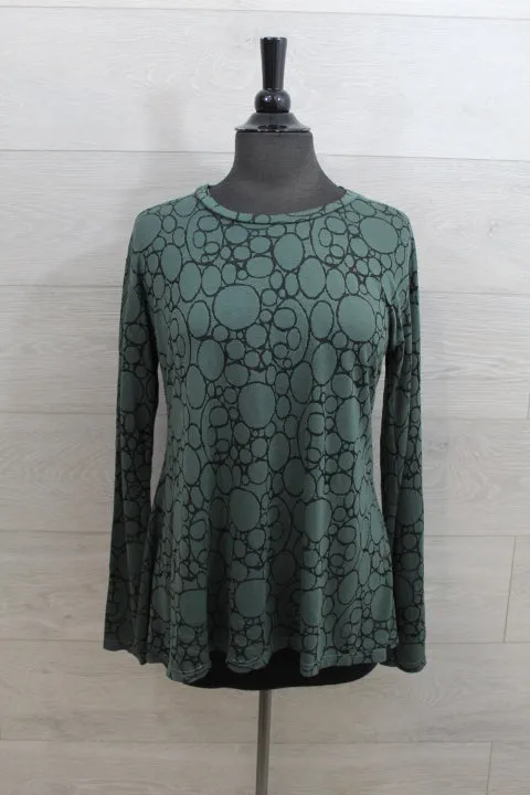 Cut Loose Ring Jacquard - L/S Swing Top FINAL SALE ITEM
