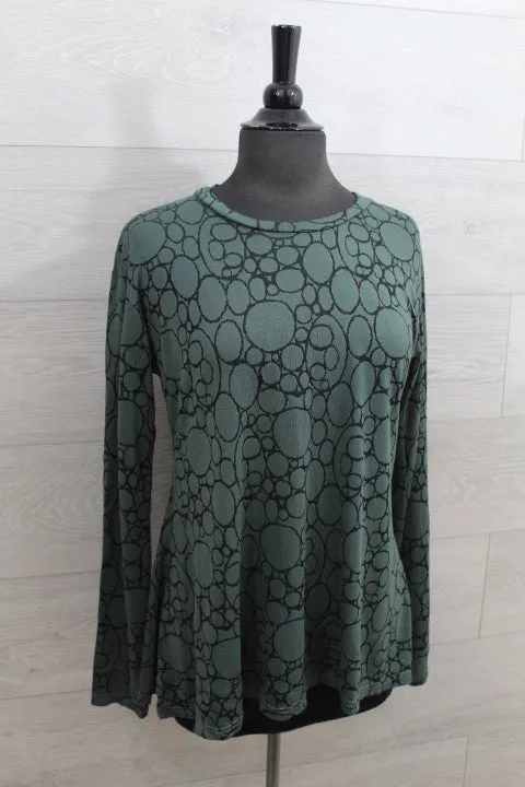 Cut Loose Ring Jacquard - L/S Swing Top FINAL SALE ITEM