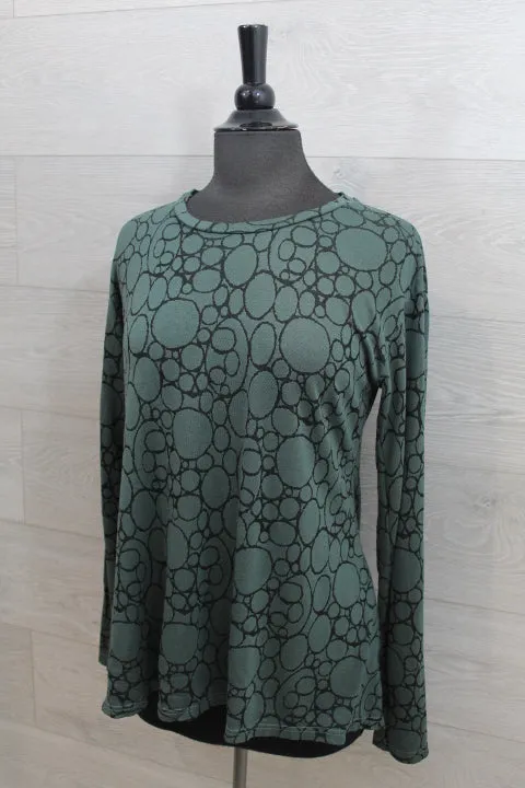 Cut Loose Ring Jacquard - L/S Swing Top FINAL SALE ITEM