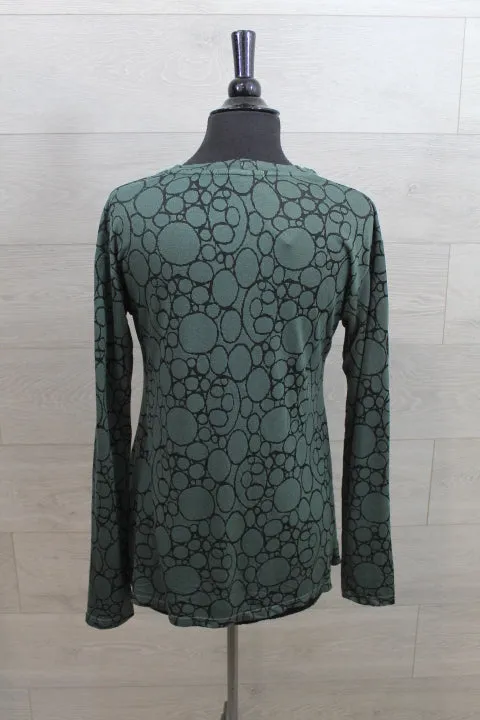 Cut Loose Ring Jacquard - L/S Swing Top FINAL SALE ITEM