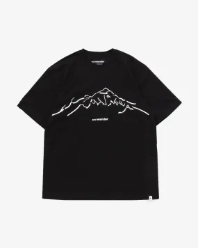 Daijiro OHARA Map Key Print T SS Black