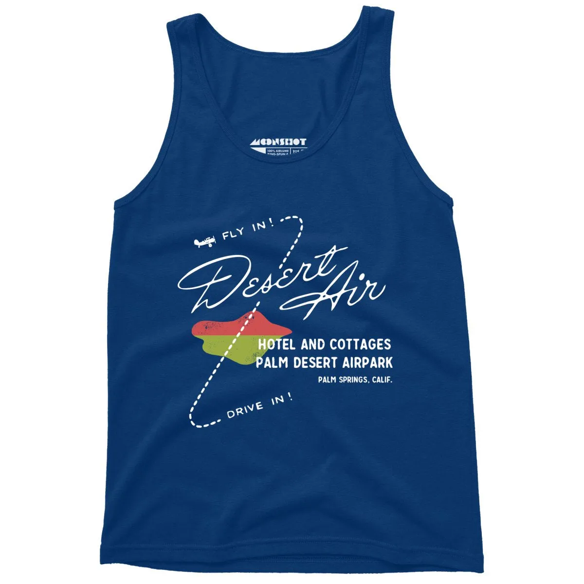 Desert Air Hotel & Cottages - Vintage Palm Springs, CA - Unisex Tank Top