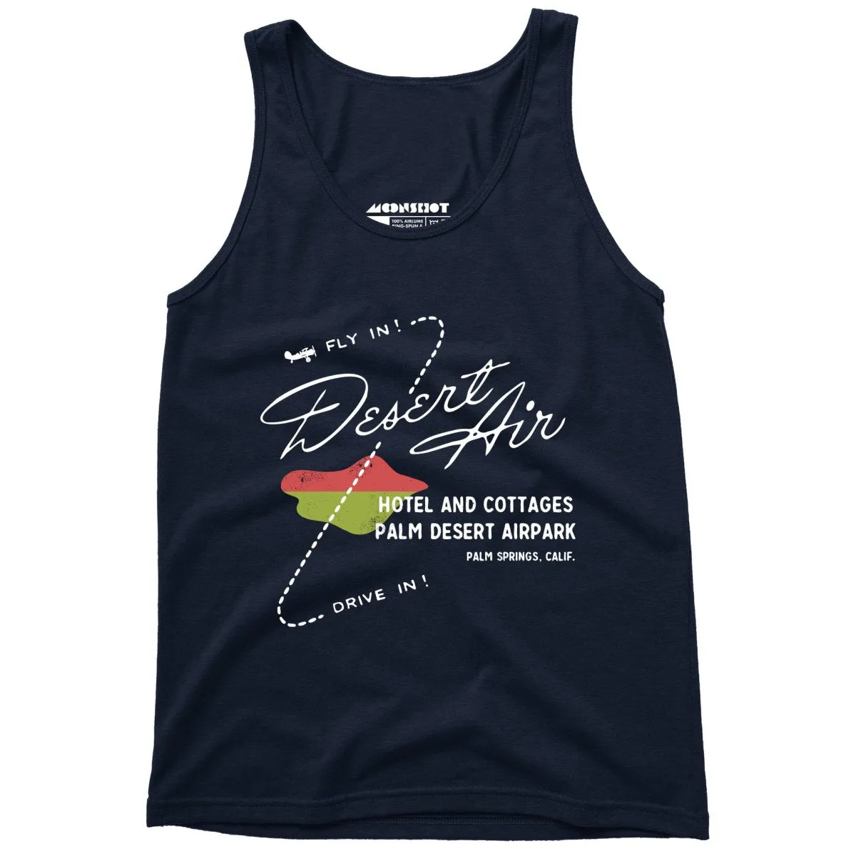 Desert Air Hotel & Cottages - Vintage Palm Springs, CA - Unisex Tank Top