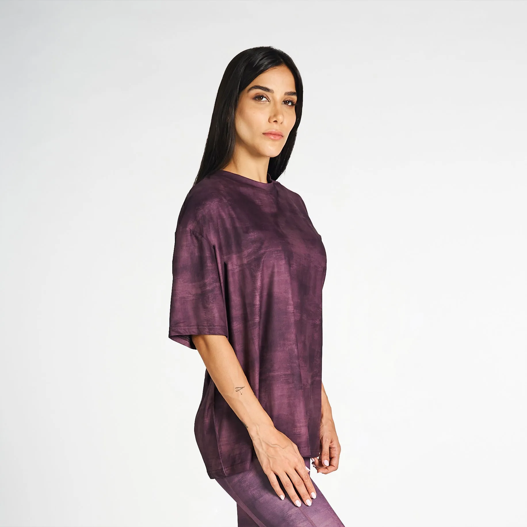 Drop Shoulder Tee - Chocolate