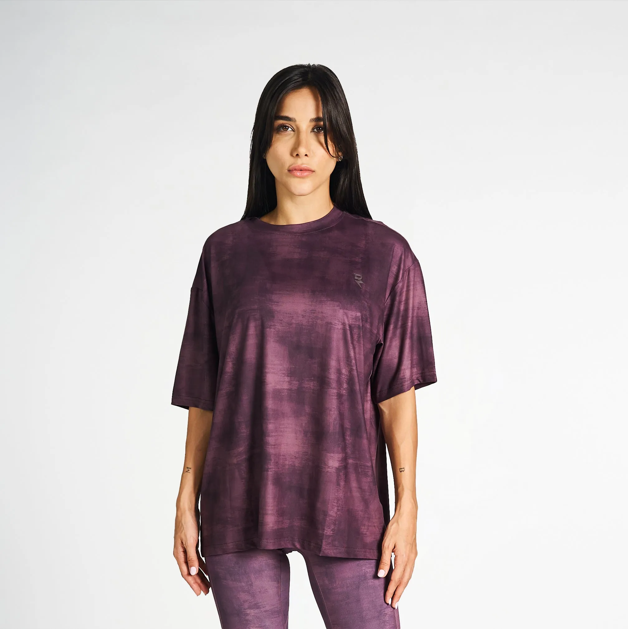 Drop Shoulder Tee - Chocolate