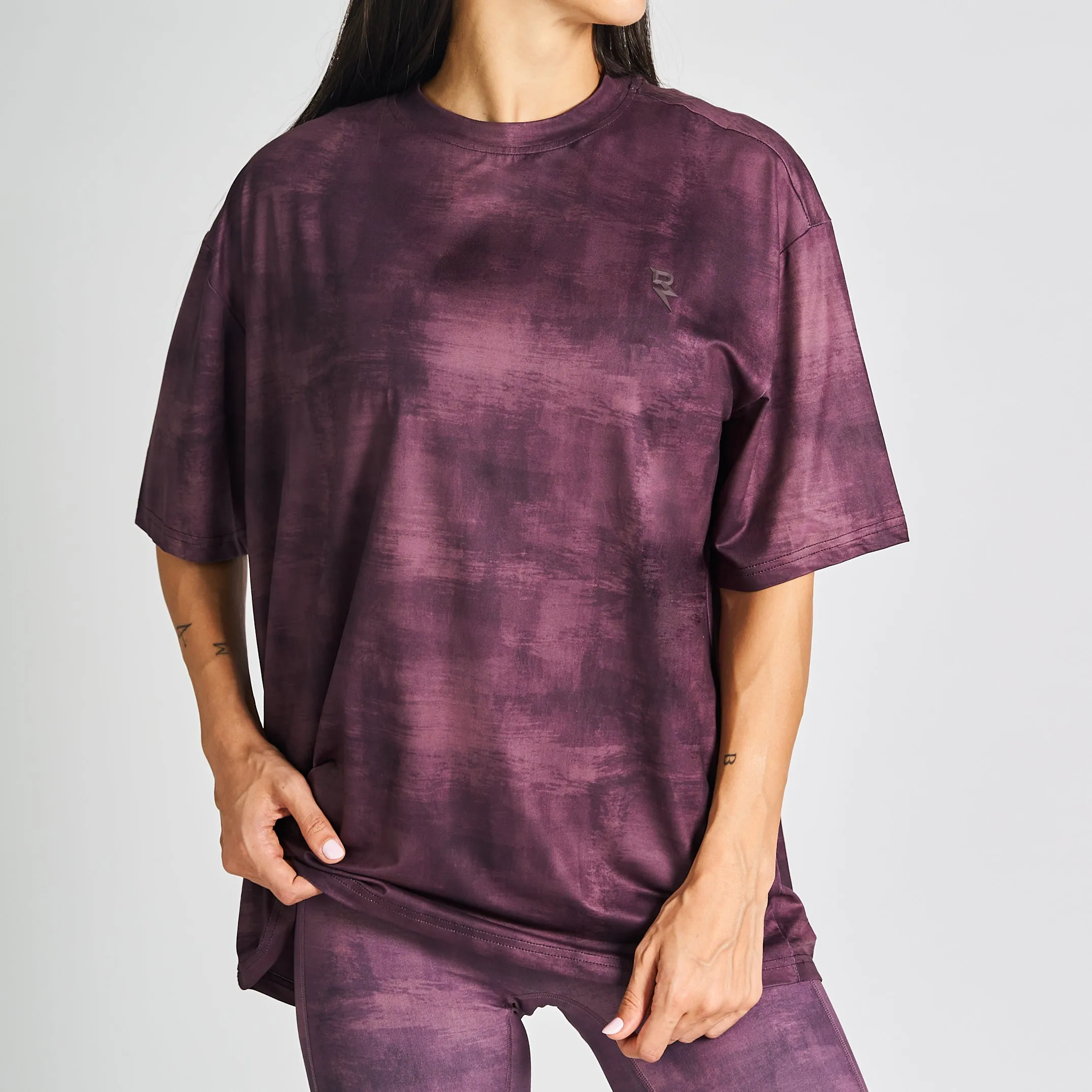 Drop Shoulder Tee - Chocolate