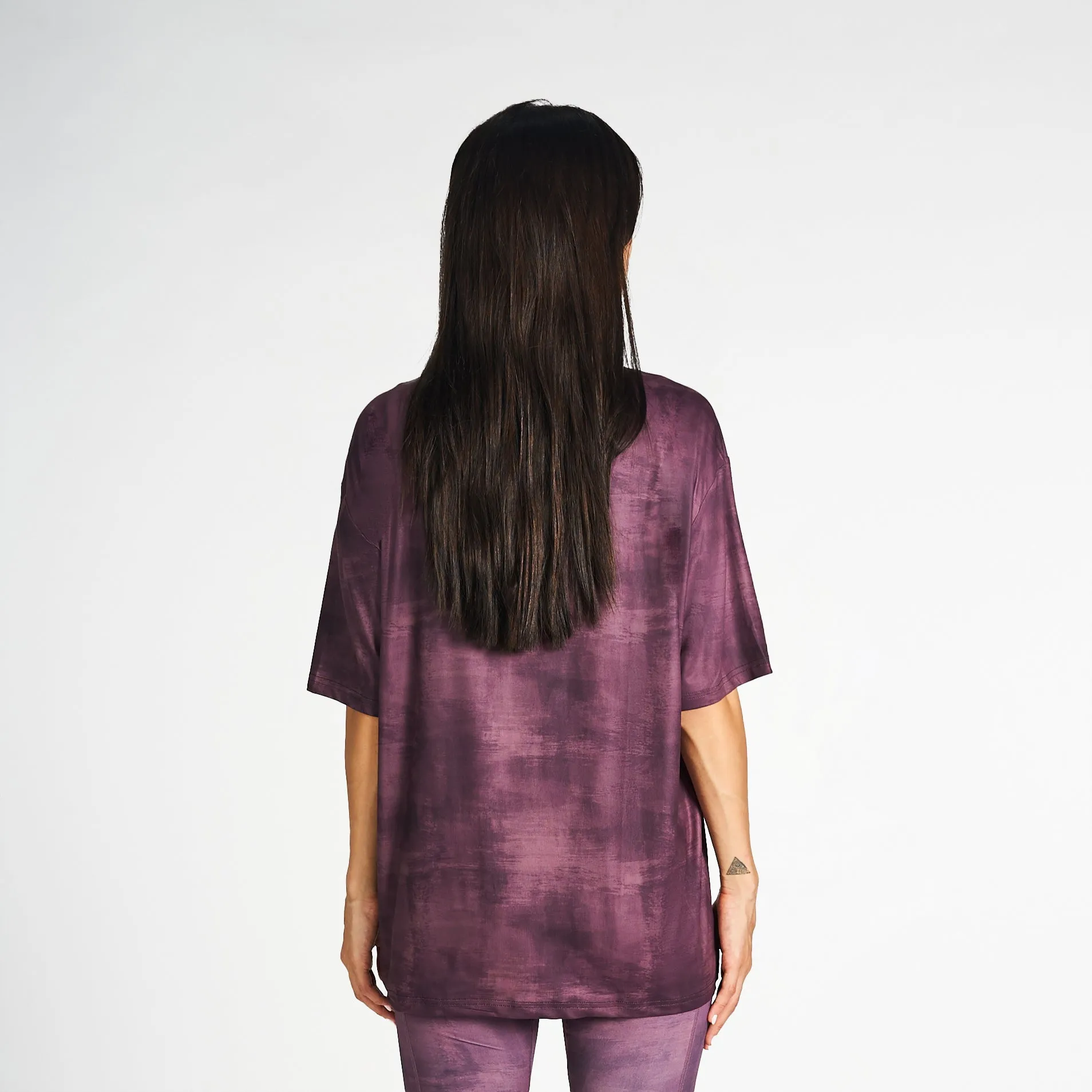 Drop Shoulder Tee - Chocolate