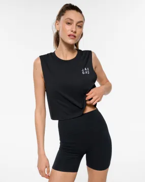 ELEMENT CROP PIMA TANK BLACK