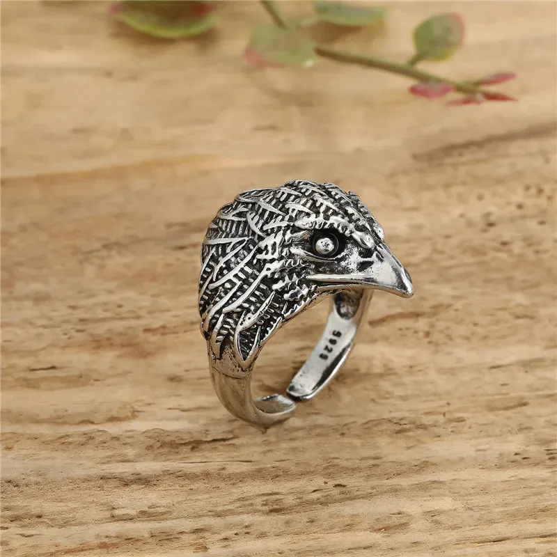 European And American Fashion, Personalized And Versatile, Domineering Flame Dragon Pattern Open Ring, Male Trend Hip-Hop Single