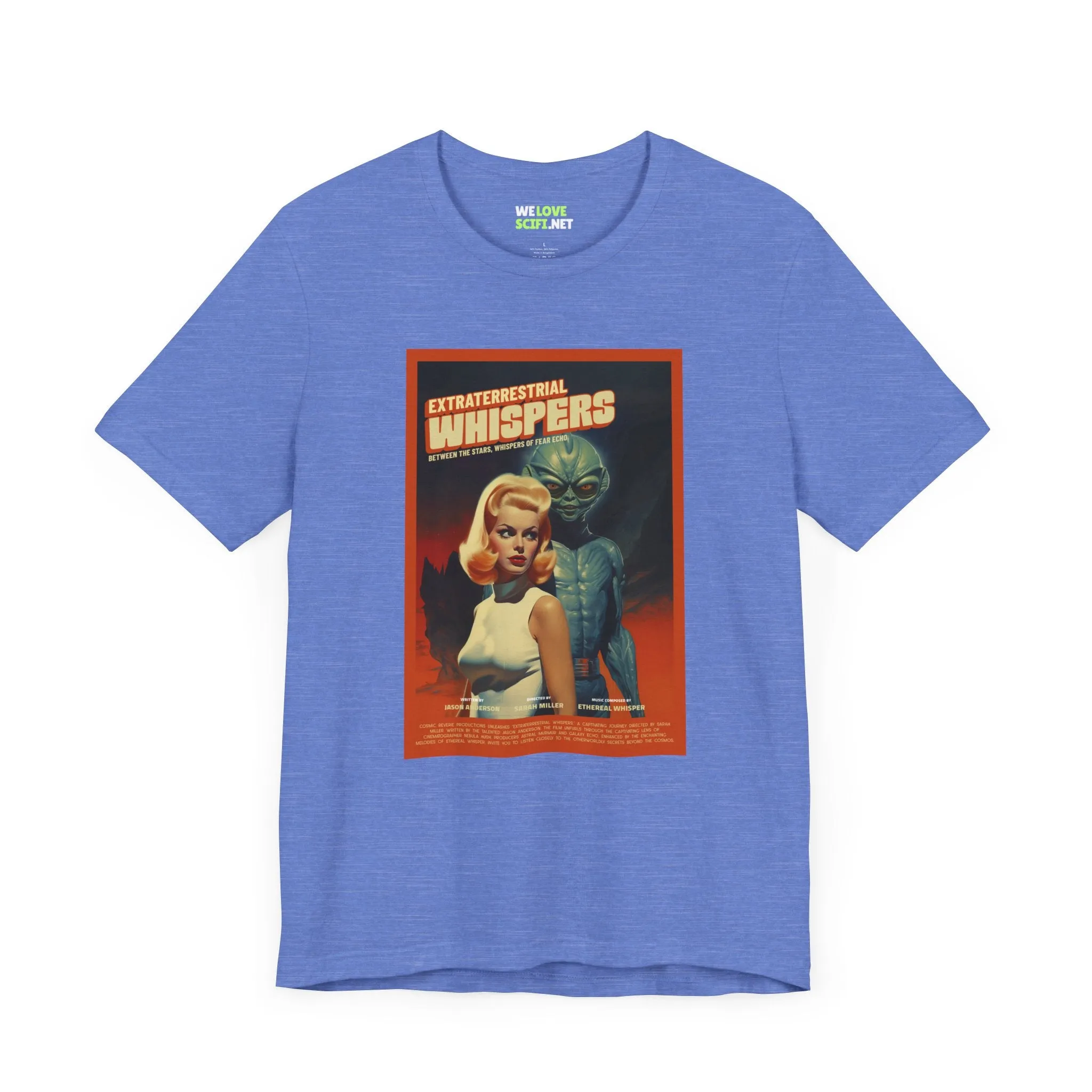 Extraterrestrial Whispers Retro Sci-Fi T-Shirt