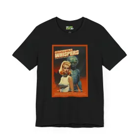 Extraterrestrial Whispers Retro Sci-Fi T-Shirt