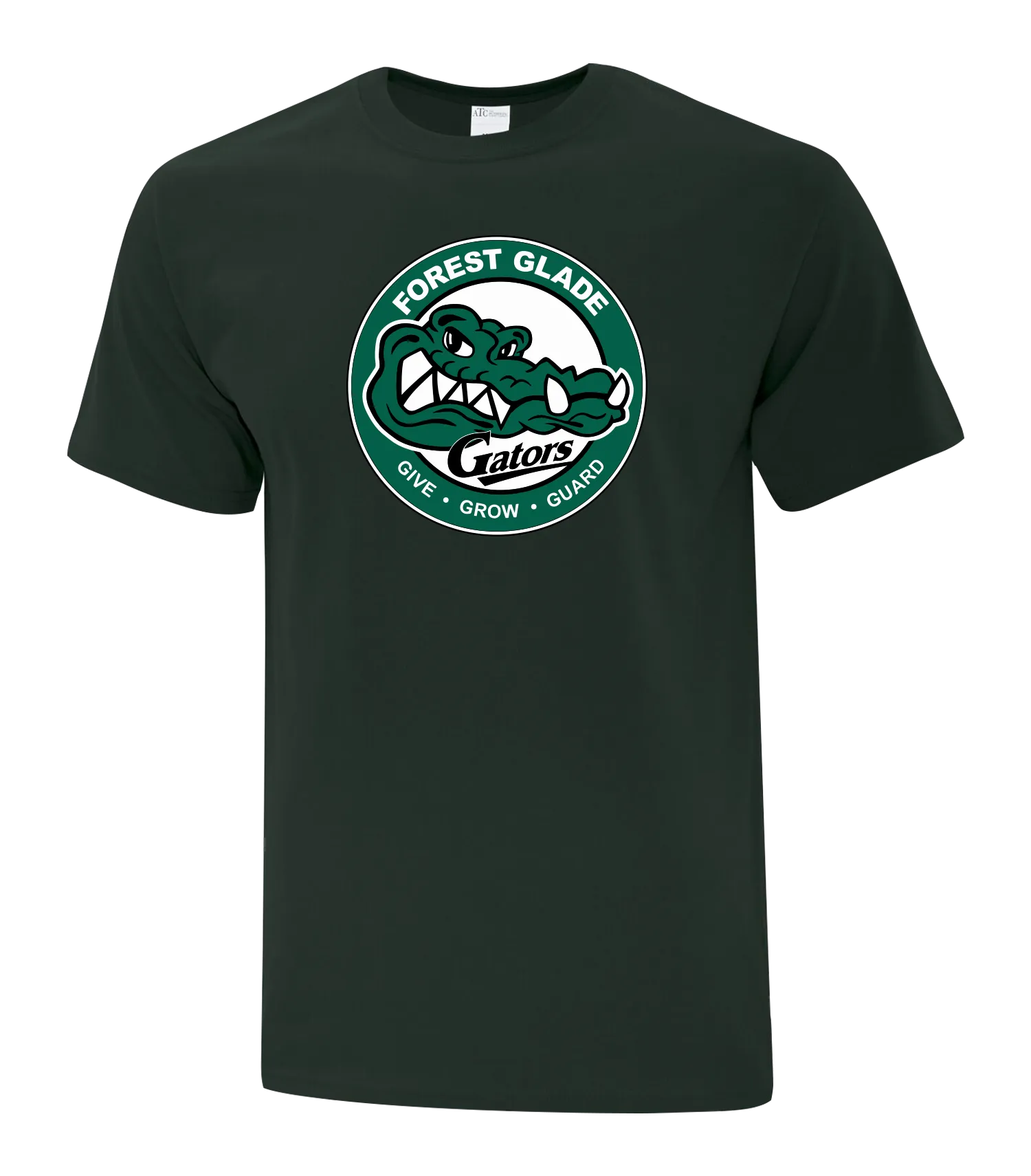 Forest Glade Youth Cotton T-Shirt with Printed Logo