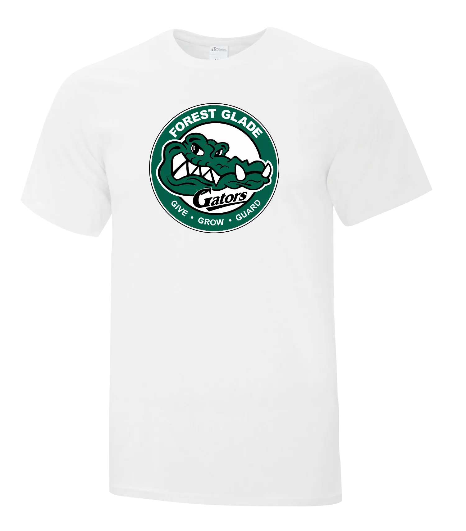 Forest Glade Youth Cotton T-Shirt with Printed Logo
