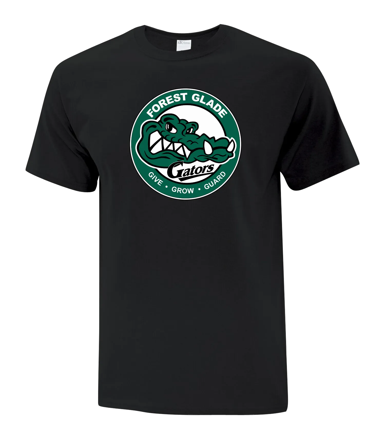Forest Glade Youth Cotton T-Shirt with Printed Logo