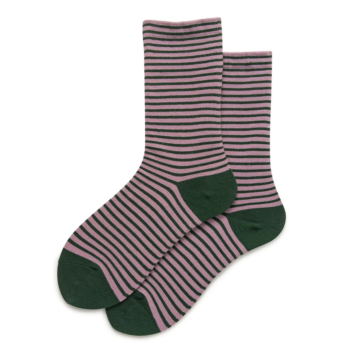 French Retro Striped Cotton College Socks