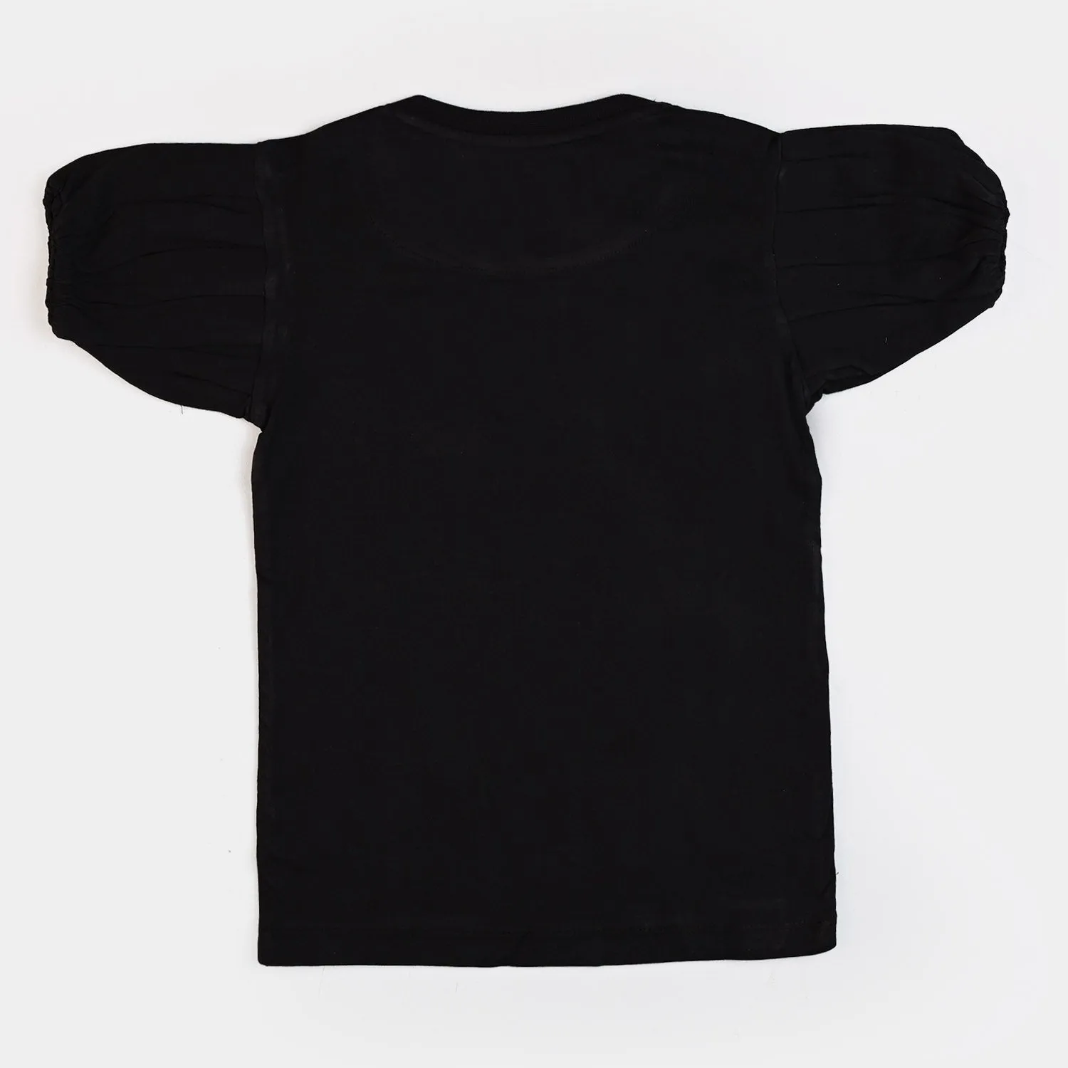 Girls T-Shirt Smiley World - Jet Black