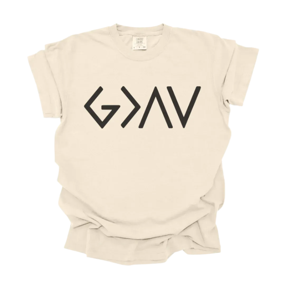 God is Greater Tee - Ivory