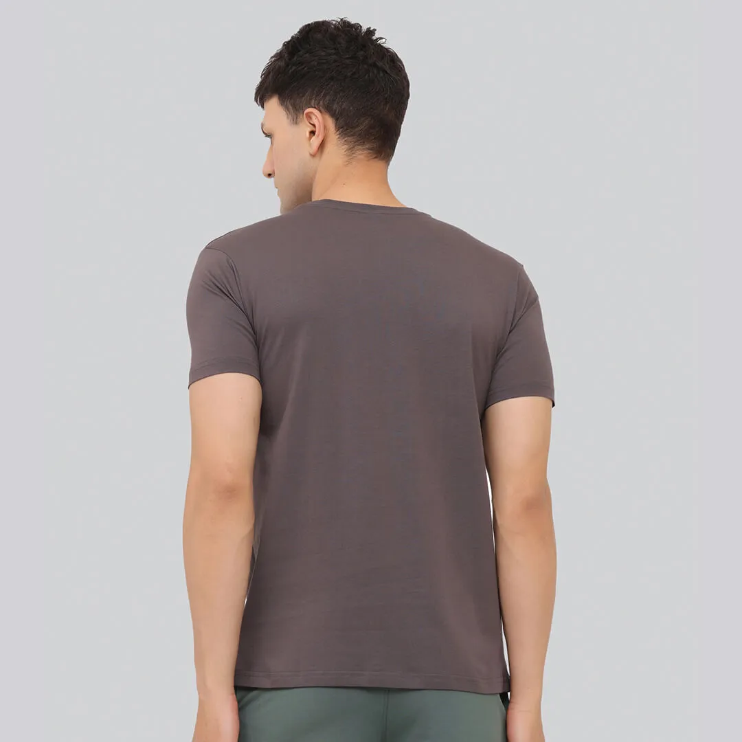 Graphic Printed T-shirt - Anchor Grey