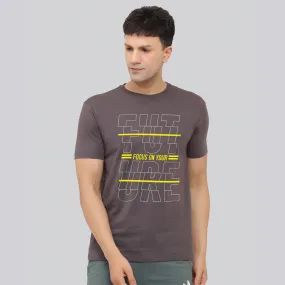 Graphic Printed T-shirt - Anchor Grey